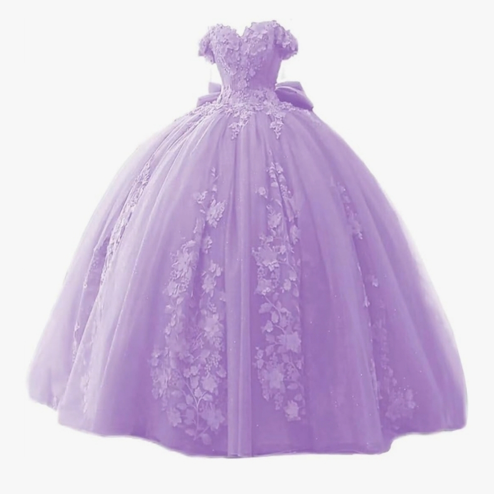 Elegant Purple Ball Gown - Quincinera - Sweet 16 Dress